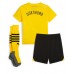Tanie Strój piłkarski Borussia Dortmund Koszulka Podstawowej dla dziecięce 2023-24 Krótkie Rękawy (+ szorty)
